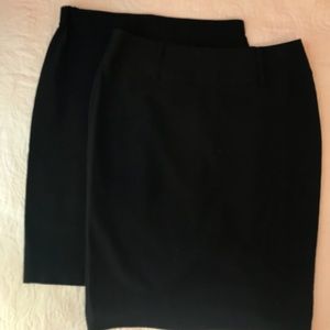 2 black skirts
